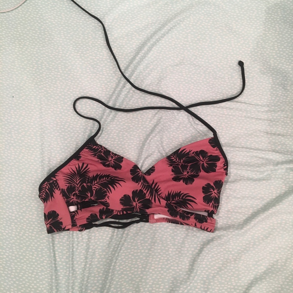 VS Pink Wrap bathing suit top